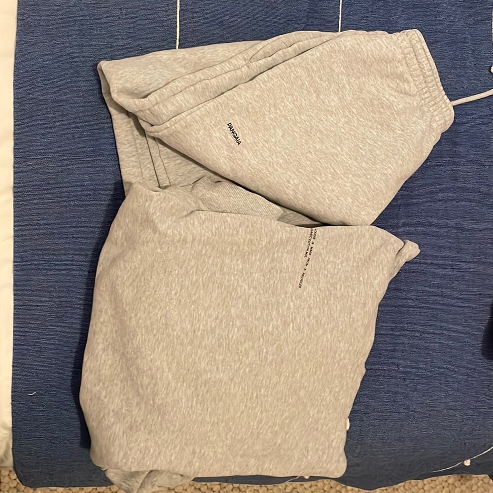 Pangaia sweatsuit — hoodie and sweatpants